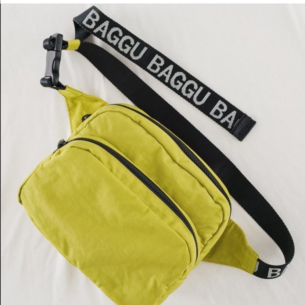 ISO BAGGU FANNY PACK IN CHARTREUSE
